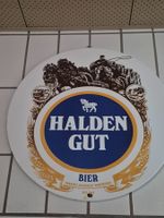 Blechschild HALDENGUT Bier Brauerei Haldengut Winterthur