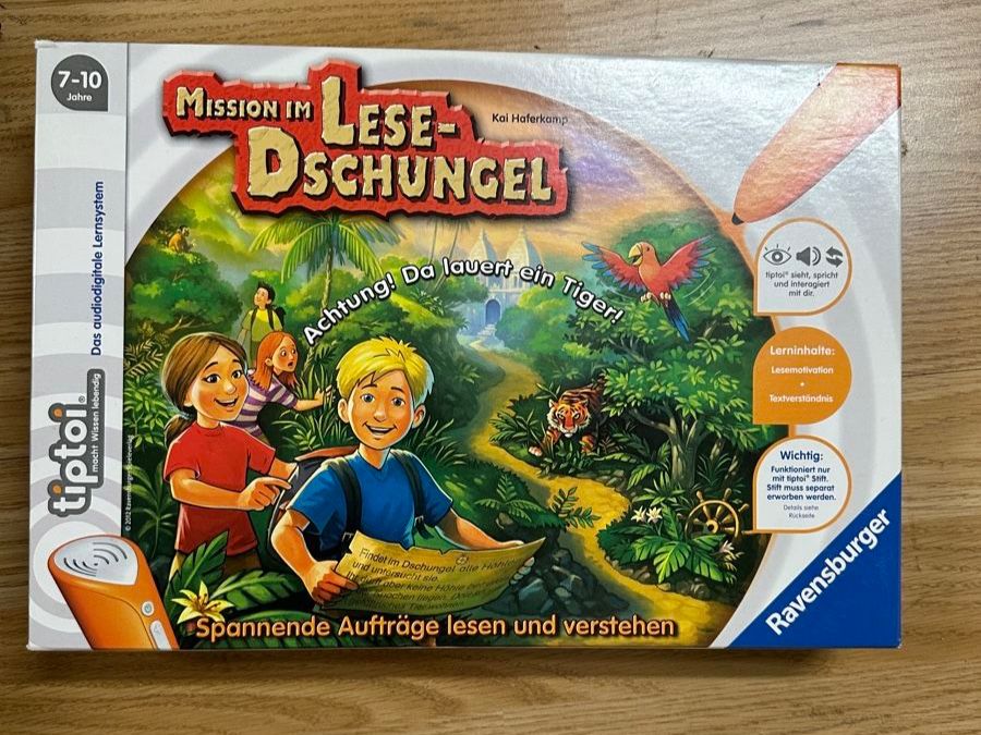 Ravensburger Spiele: Mission im Lese-Dschungel – Gebraucht aus Hasle b. Burgdorf von rema78