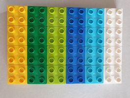Lego Duplo (I71) 24 Bausteine 2x2 Noppen