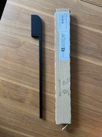 neoro Handtuchhalter BT018,40 cm,schwarz matt ohne Schrauben