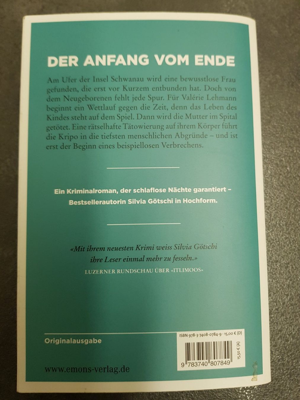 Libri: Lauerzersee  /Silvia Götschi Schweiz Krimi – Usato da Dietikon venduto da marconi07 1