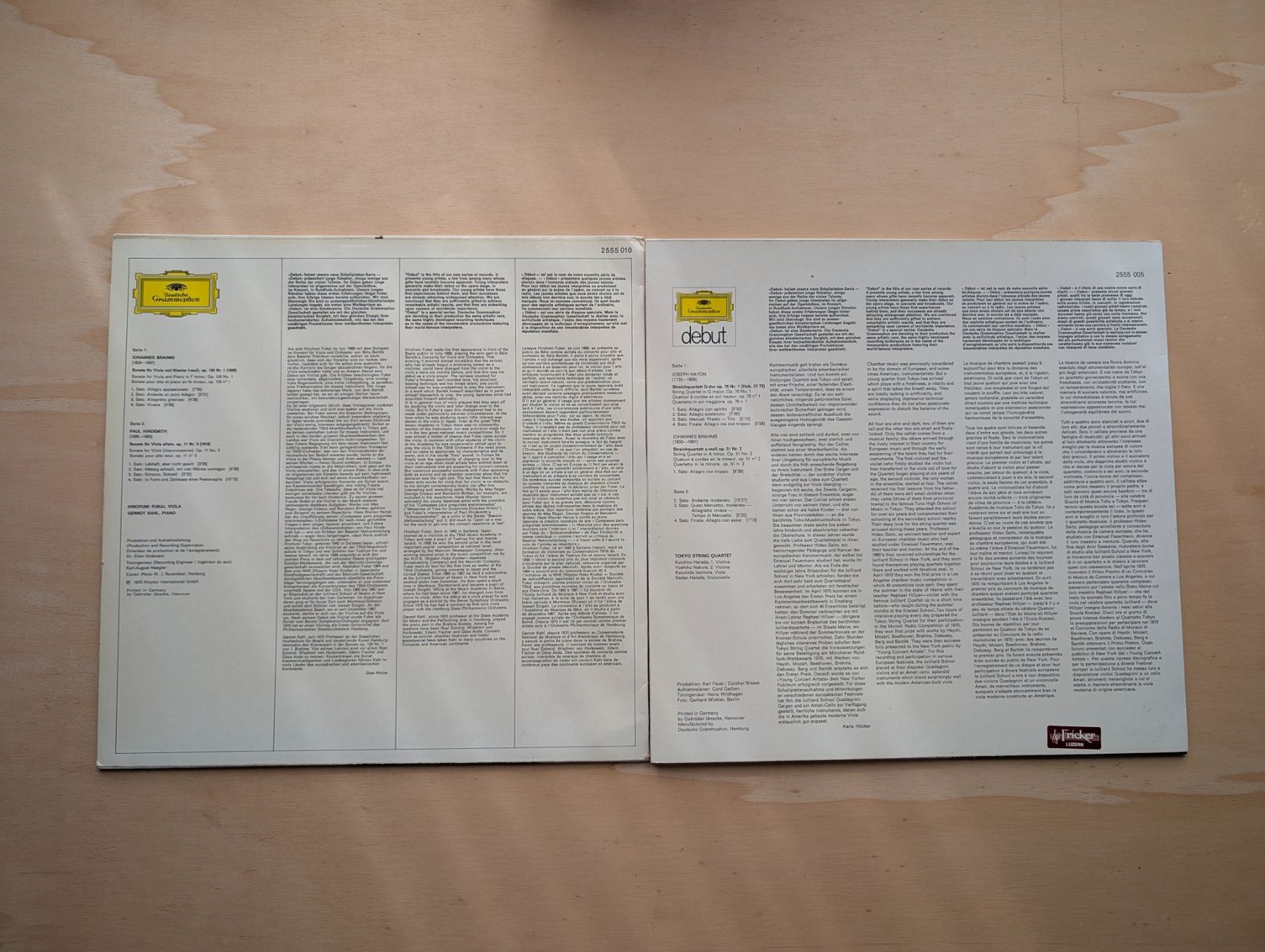 Dischi in vinile: DGG Debut - 2x in NM – Usato da Ebikon venduto da kisuM 1