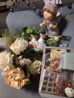 Deko Konvolut Figuren Blumen Kerzenhalter Figur hat Defekt