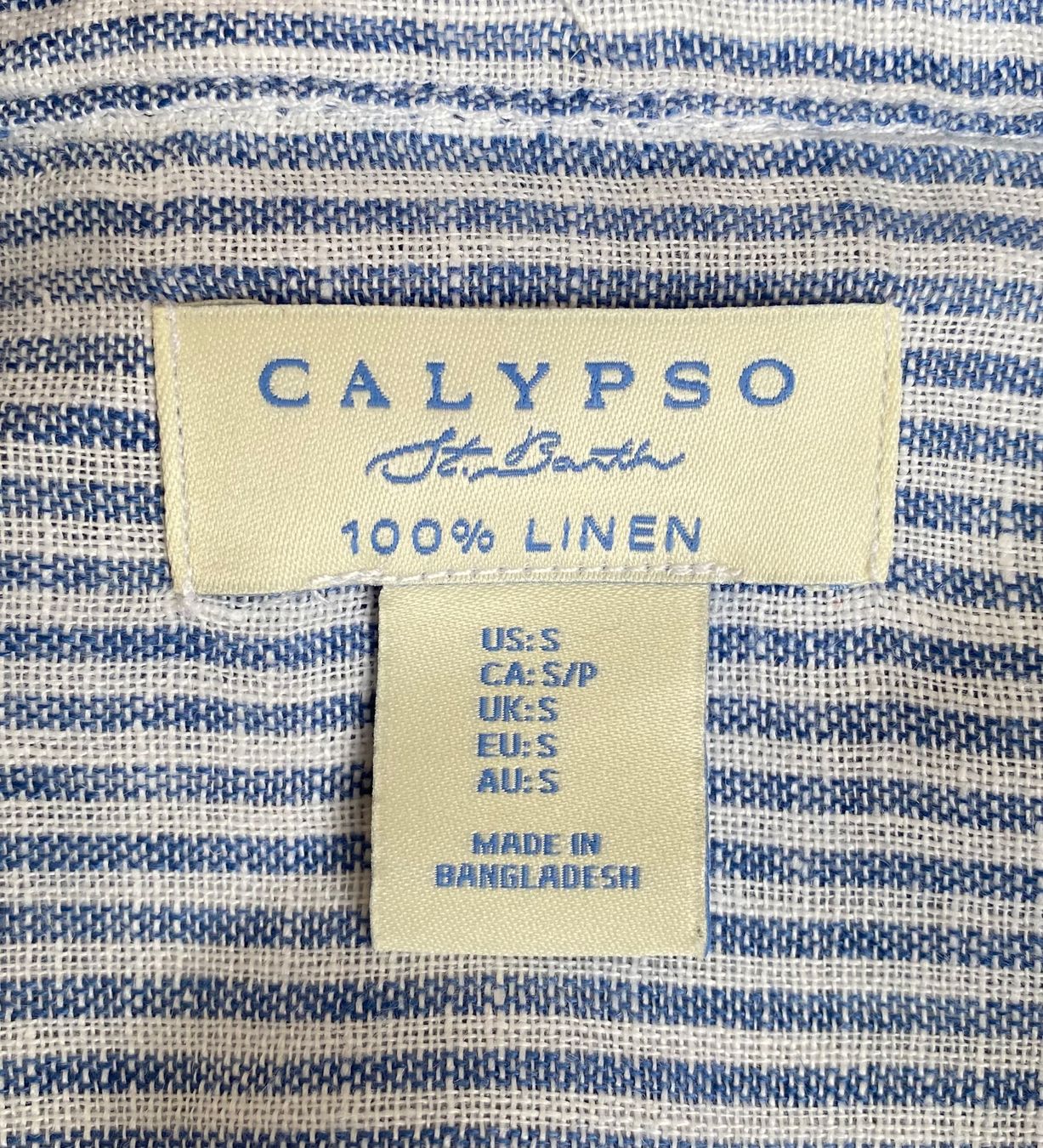 Blusen: Calypso St.Barth Leinenbluse Grösse S – Gebraucht aus Oberwil BL von Leni-Mischi 3