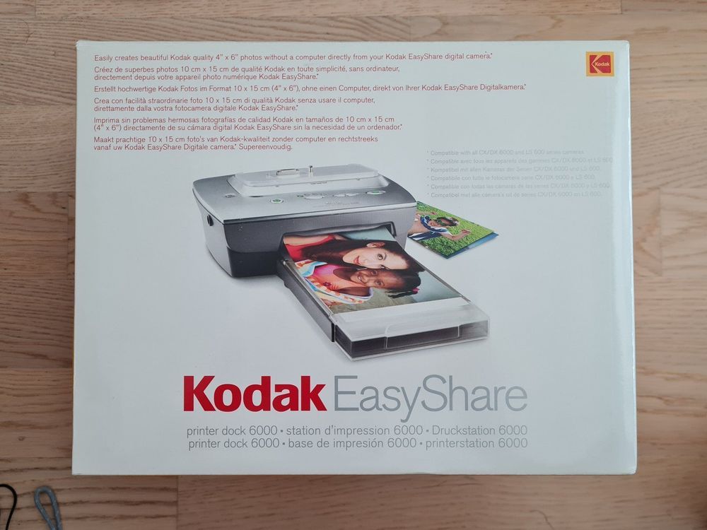 Kodak Easyshare Printer Dock 6000 Kamera Fotodrucker NEU! Kaufen
