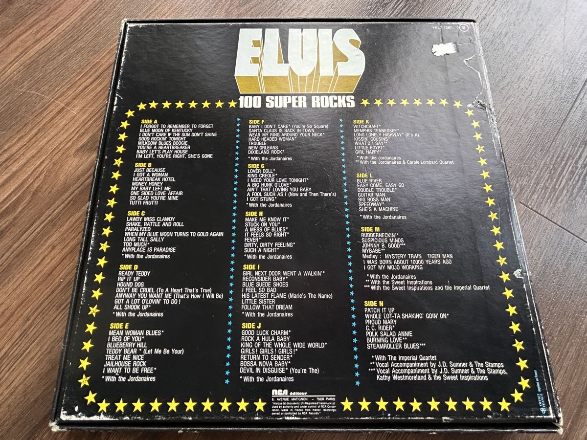 Dischi in vinile: Elvis Schallplatten Sammlung - 100 Super Rocks, – Usato da Aarburg venduto da Yula24 2