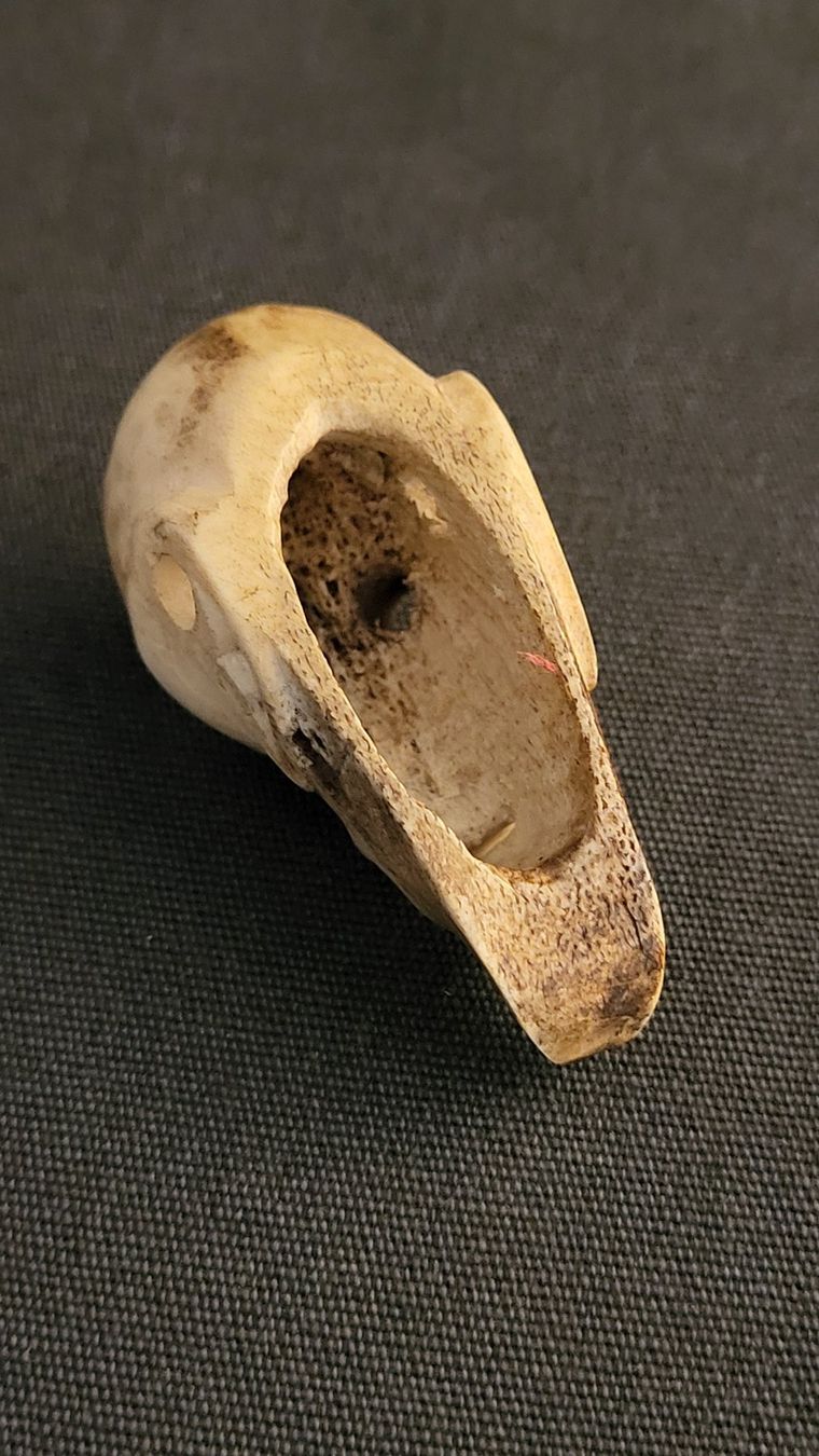 Figurines: Antike geschnitzte Knochenmaske – D'occasion à Basel par spinne02 5