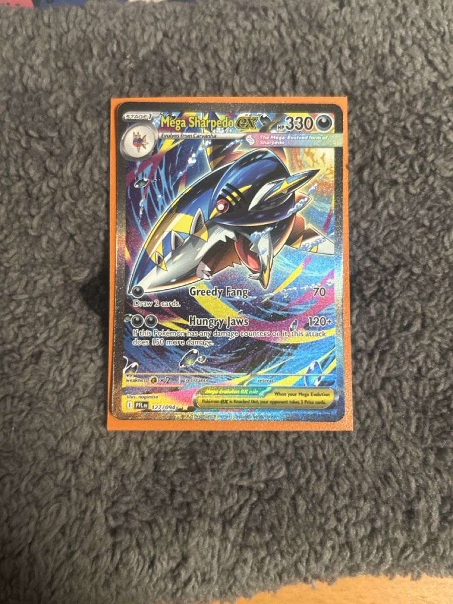 Pokémon Carte collezionabili: Mega Sharpedo ex (PFL 127) EN  – Nuovo (secondo la descrizione) da Thun venduto da ken2009 2