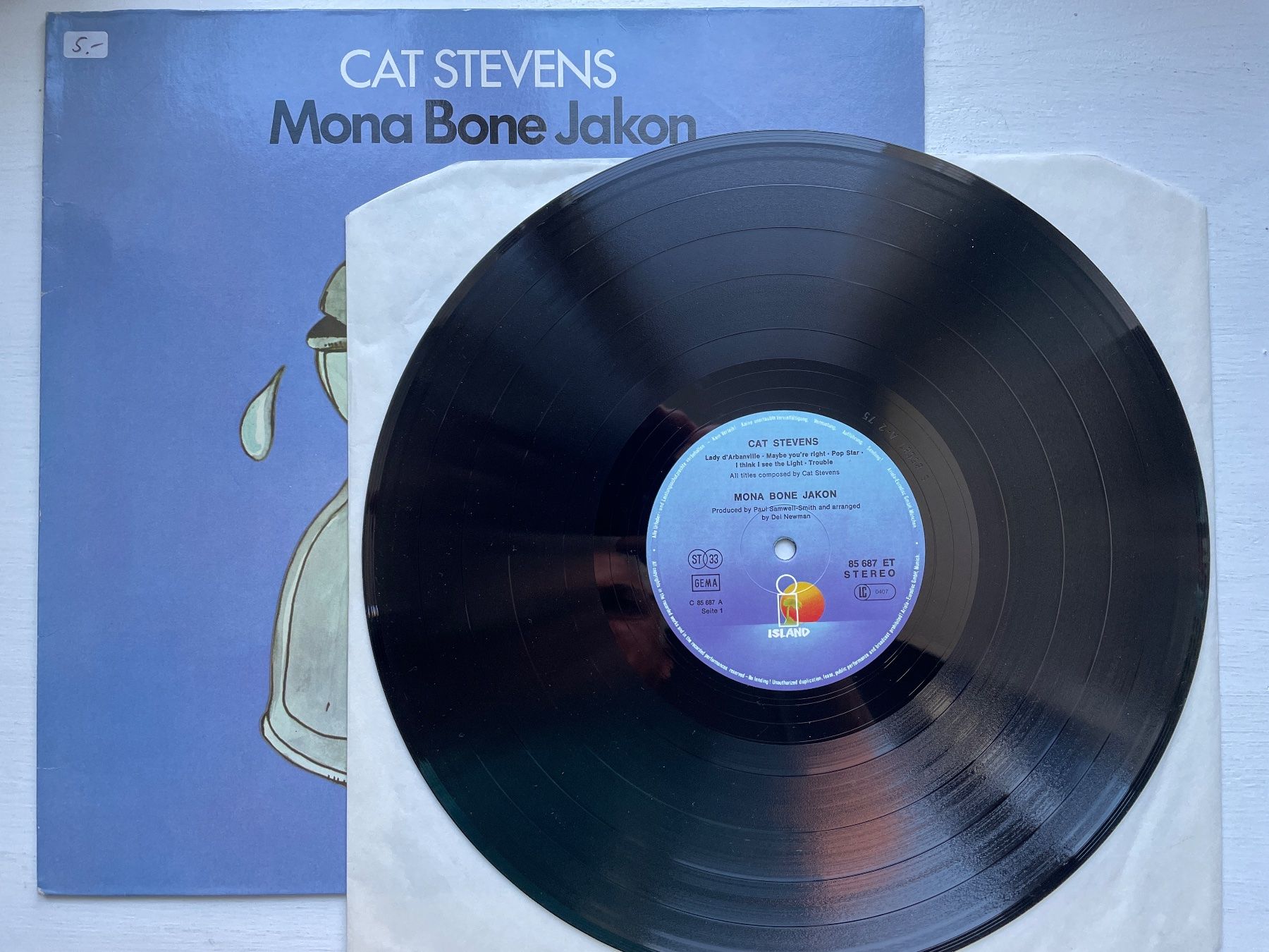 Dischi in vinile: Cat Stevens - Mona Bone Jakon - LP, 1970 – Usato da Zürich venduto da Andy_t71 2