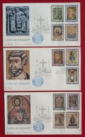 VATIKAN HEILIGES JAHR ANNO SANTO 1975 SATZ 11 WERTE FDC 1974