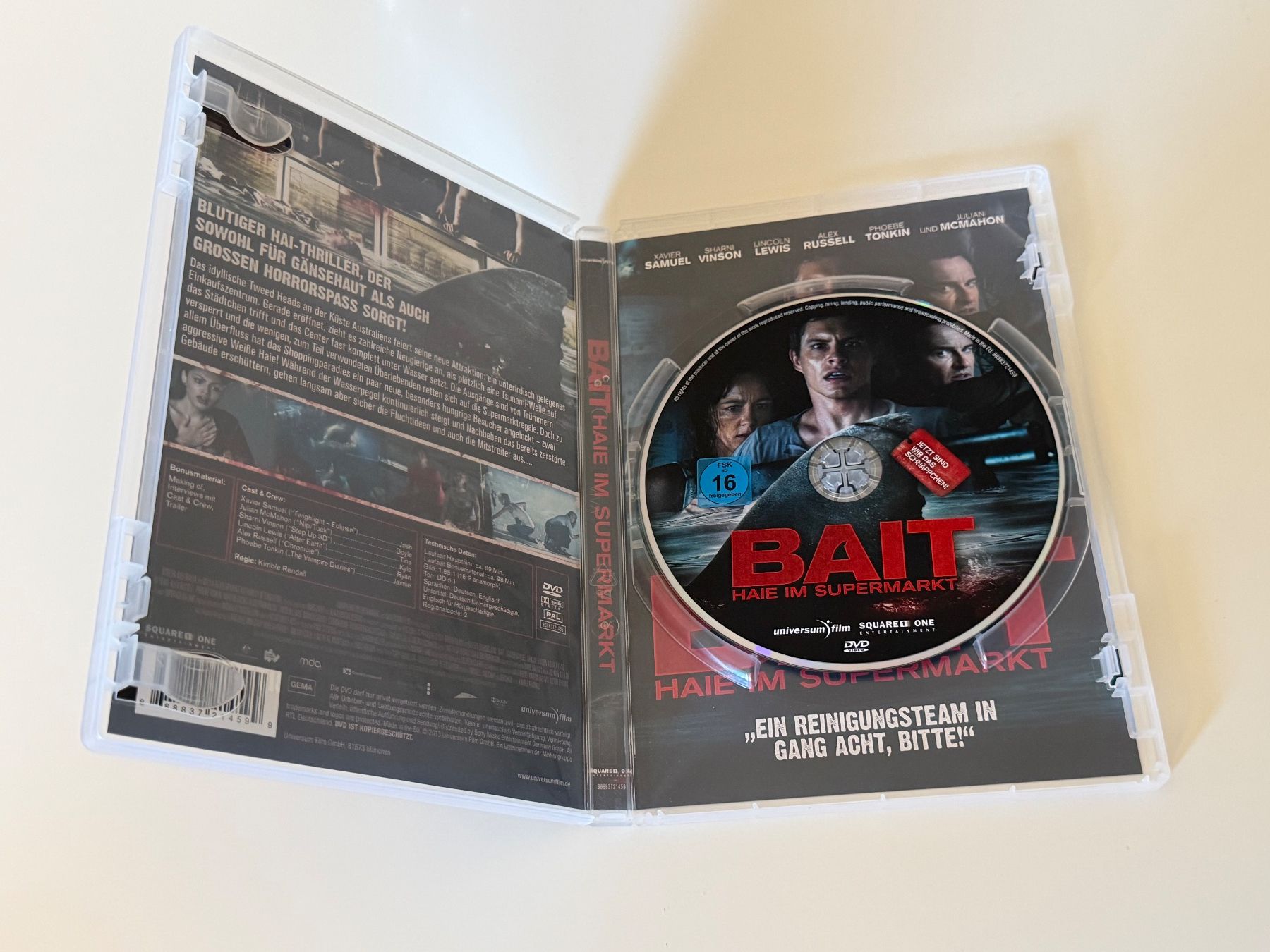 Tutti i DVDs: Bait - Haie im Supermarkt. DVD – Usato da Altstätten SG venduto da sheamus 2