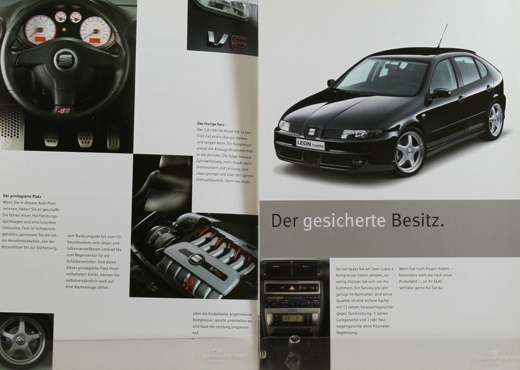 Seat Documenti: PROSPEKT  | SEAT LEON CUPRA 4 KOMPRESSOR - 1M1 | AB 09.2001 – Usato da Unterägeri venduto da GIGOLOLIT 2