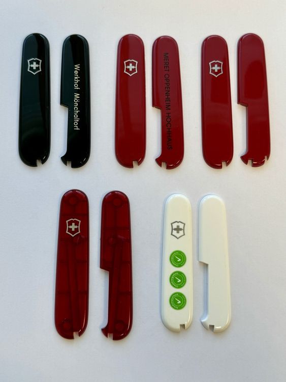 Plaquette Victorinox Rubis 58 mm avec croix | Recto