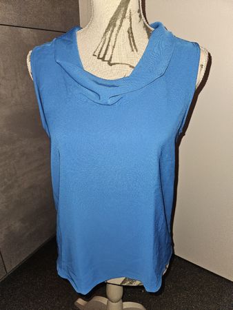 Schickes blaues Damen-Top Gr. 42, 