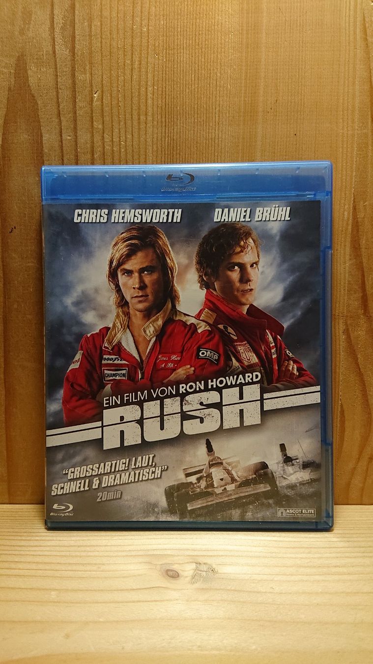 Tutti i DVDs: RUSH Blu-Ray mit Chris Hemsworth und Daniel Brühl – Usato da Wilderswil venduto da Exebub
