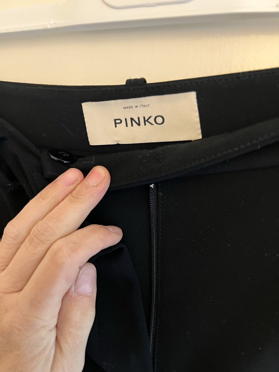 Pinko Pantaloni: Hose Pinko, Gr. 32/34, schwarz, weit – Usato da Solothurn venduto da Brini06 1