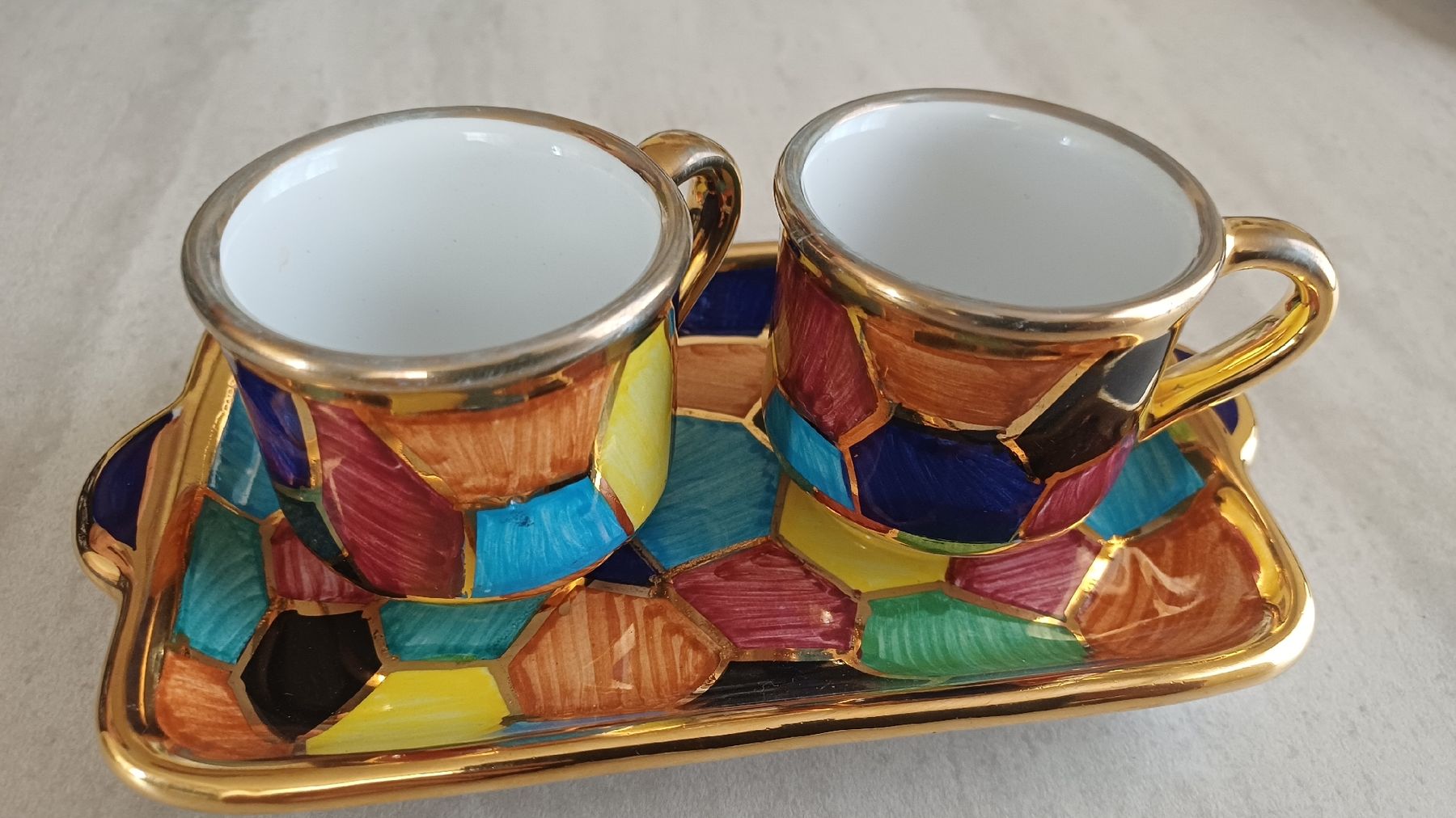 Tassen: Butterteller 2 Tassen Handbemalt – Gebraucht aus Flawil von Pinkmalibu 9