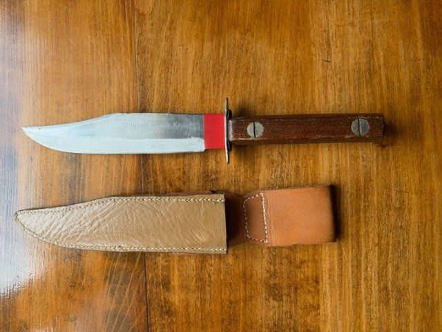 Accessori: Original Bowie Messer mit Lederscheide – Usato da Ennenda venduto da glarner58