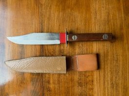 Original Bowie Messer mit Lederscheide