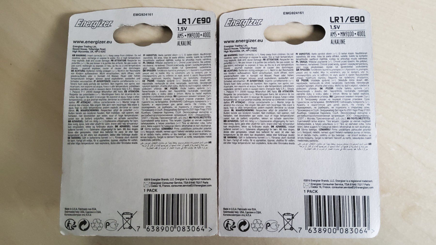 Energizer Caricatori & Batterie: Battery Energizer – Nuovo e nell'imballaggio originale da Geneve venduto da Vladko1612 1