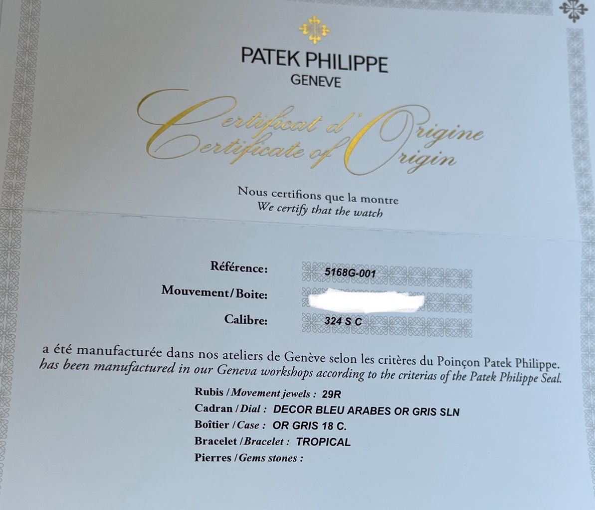 Patek Philippe Orologi: Patek Philippe Aquanaut Ref. 5168G Blue dial Full Set – Nuovo (secondo la descrizione) da Lugano venduto da Superstudiolugano 9