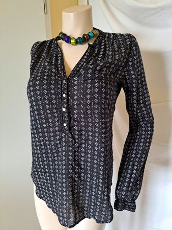 Pimkie leichte Bluse, Grösse 36, Schwarz, Viskose
