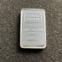 10 gramm Silber Barren Schweiz Credit Suisse