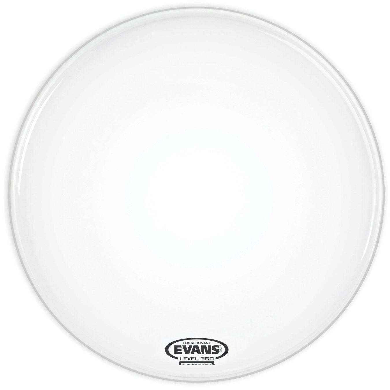 Evans Musikinstrumente: Evans 24' EQ3 Coated White Bass Drum Resonant Head – Neu und originalverpackt aus Erlach von thermoflash