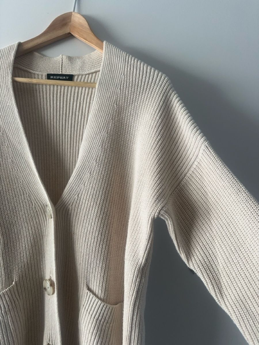 Repeat Jacken: Repeat Strickjacke, Gr. 40, Beige – Gebraucht aus Uettligen von fabi1000 2
