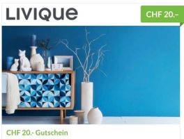 Fr. 20.- Rabatt bei Livique | Gutschein