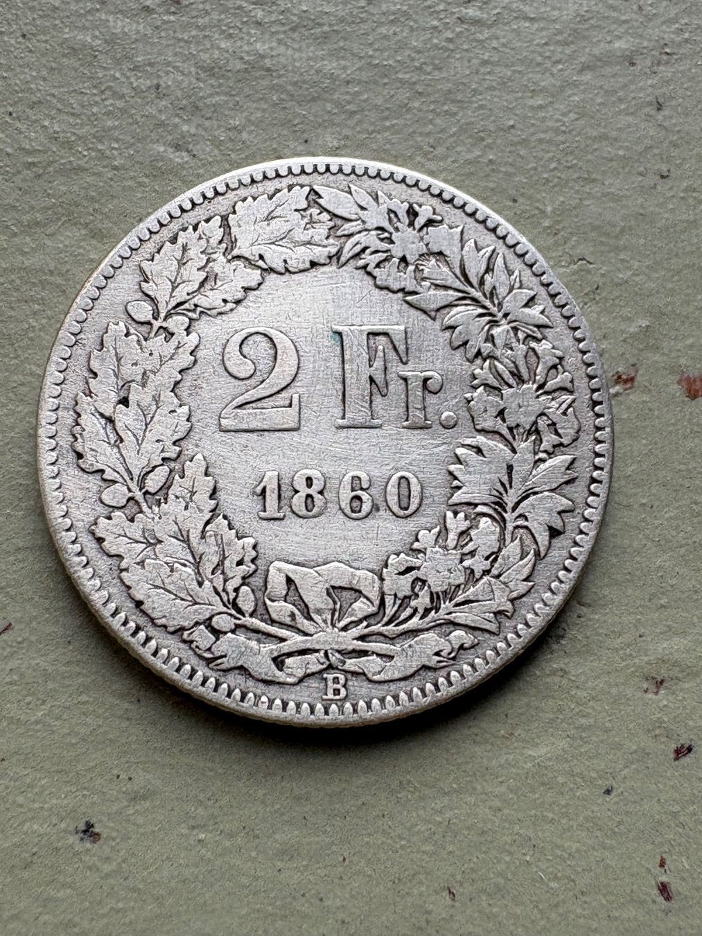 Toutes les monnaies: Schweiz 2 Franken 1860 ab 1.- Silber – D'occasion à Zürich par mysilvercoin