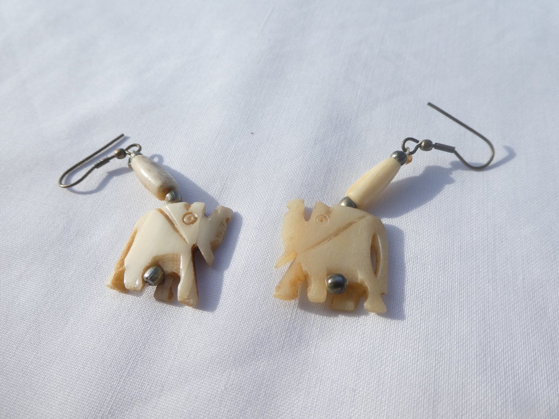 Orecchini pendenti & Orecchini a lobo: Vintage Ohrhänger, 'Elefanten',Modeschmuck – Usato da Gattikon venduto da kaandooh 1