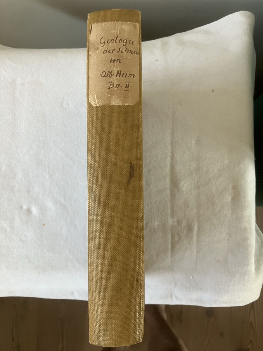 Libri: Albert Heim Geologie der Schweiz – Usato da ZUERICH venduto da Carolus1 1