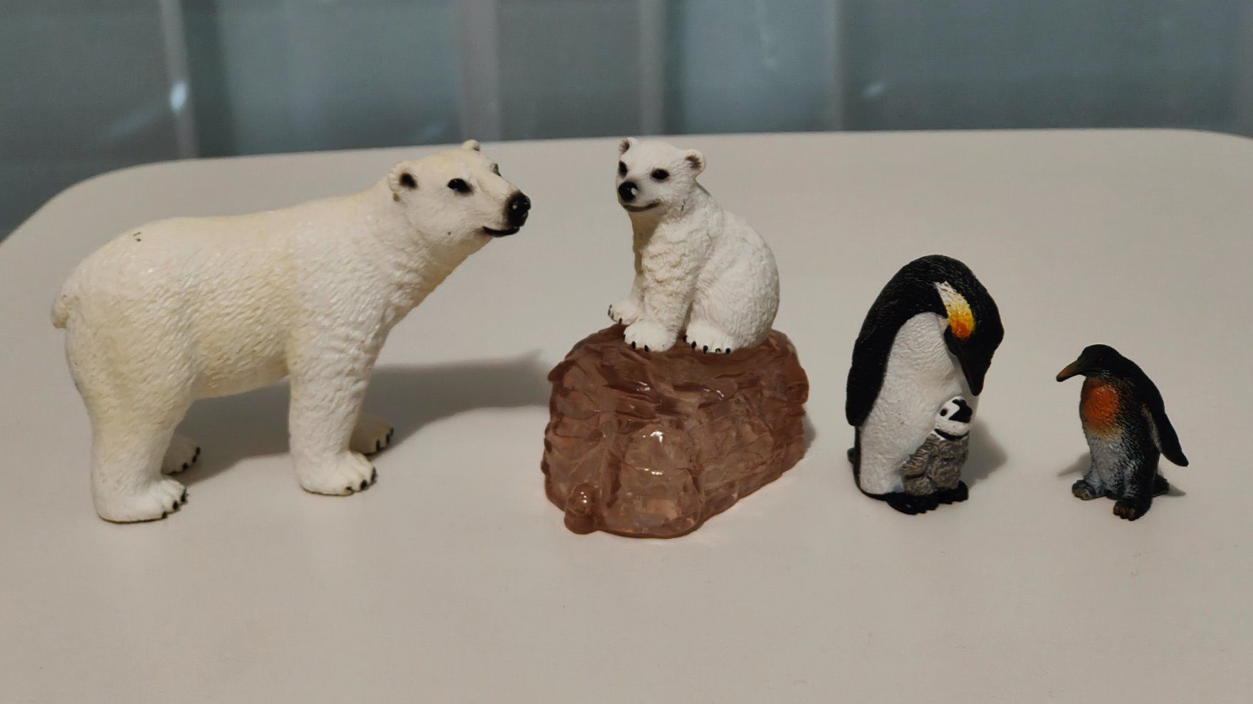 Schleich Statuette: Schleich Polar-Tier Set - Eisbär, Eisbärbaby, Pinguine – Usato da Bassersdorf venduto da zoooropa 4