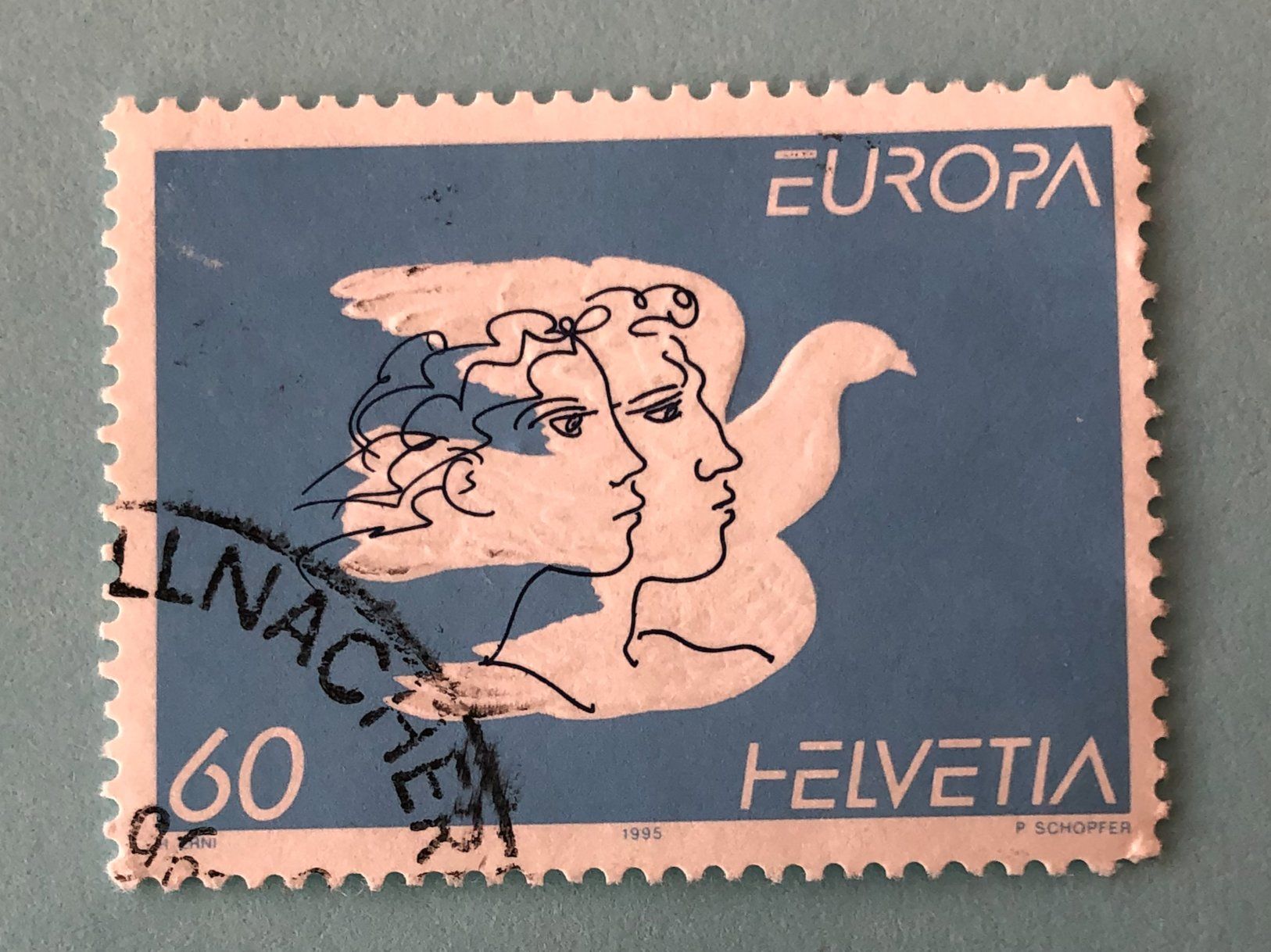 Tutti i francobolli: Nr.880 Friede  Europa GESTEMPELT 1995    – Usato da Aarau venduto da Billa007