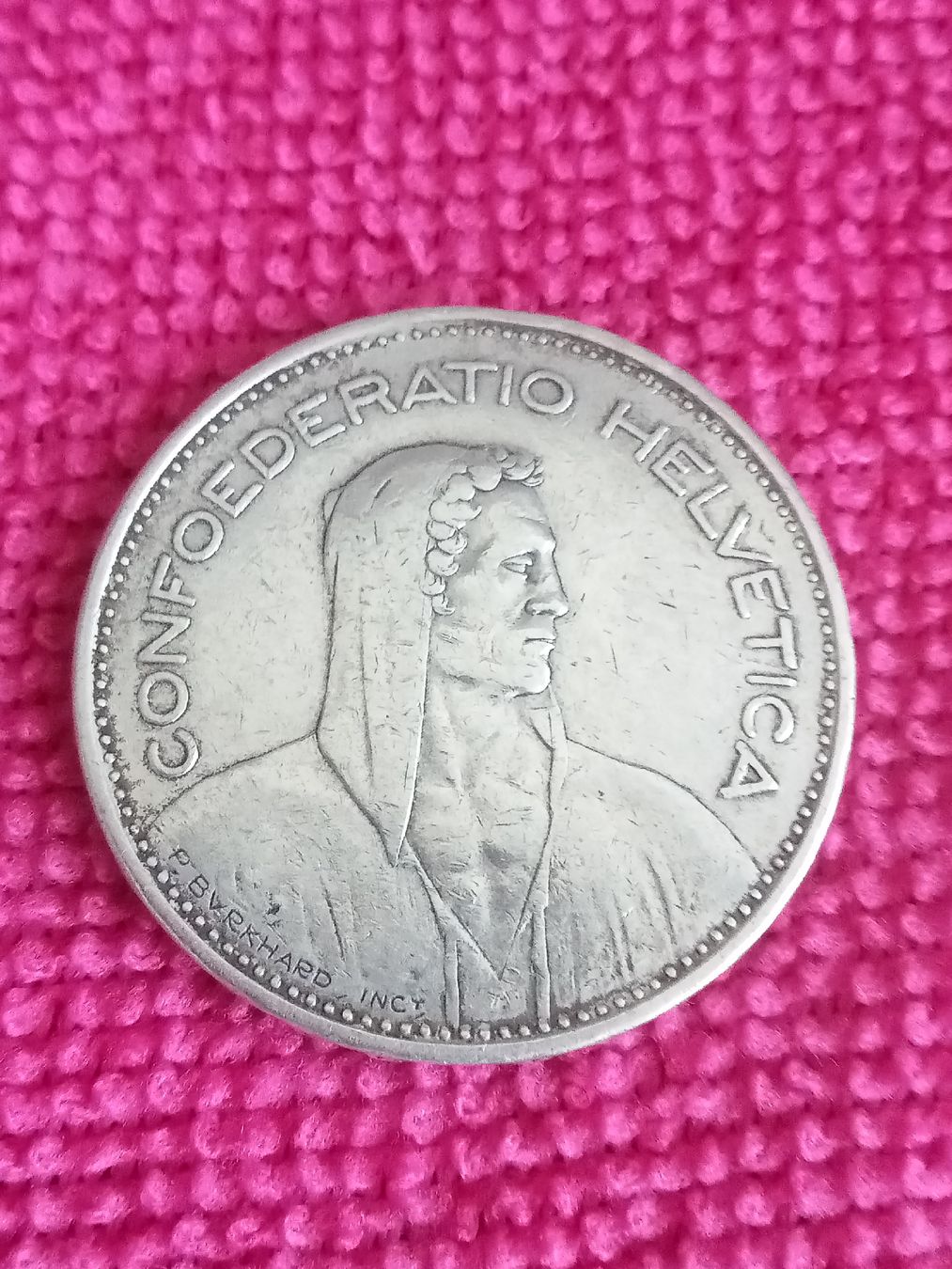 Alle Münzen: 5 Franken  1931 Tell – Gebraucht aus Alpnach Dorf von ake-7x7v
