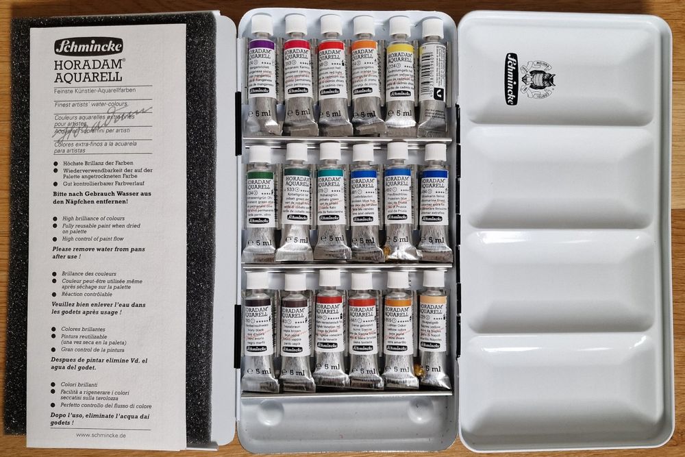 Eulenspiegel 12er Metallkasten Leer – Ideal Für 3,5 Ml Farbtuben Oder Pinselaufbewahrung