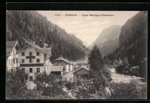 Ansichtskarten: AK Châtelard, Ligne Martigny-Chamonix – Gebraucht aus Berlin von bartko-reher