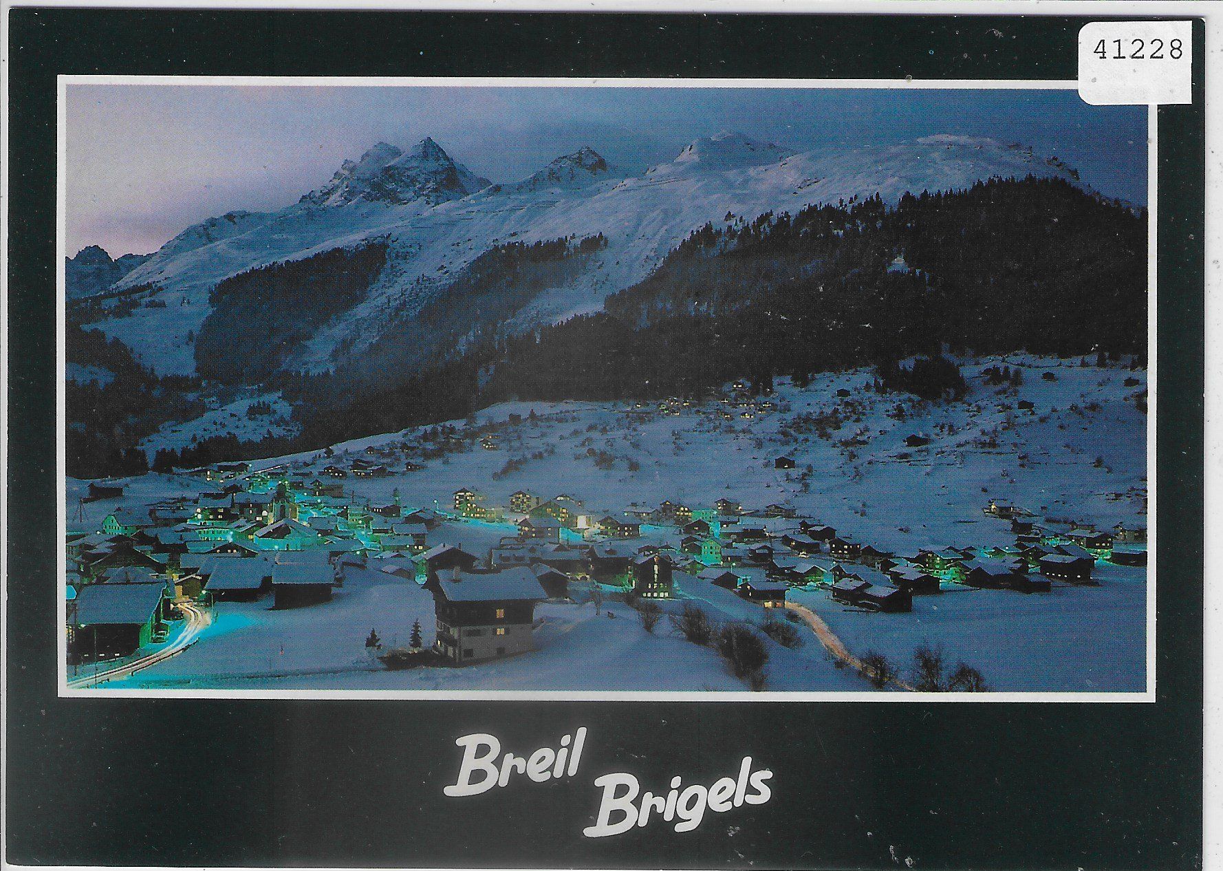 Cartoline postali: Breil Brigels by Night – Usato da Ettingen venduto da Kartenplanet
