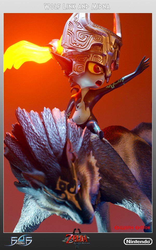 Nintendo Statuette: First 4 Figures Wolf Link and Midna Exclusive – Nuovo (secondo la descrizione) da Sumiswald venduto da dulik94 1