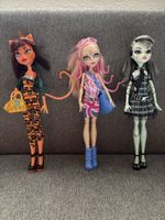 Monster High Puppen 3er Set gebraucht guter Zustand