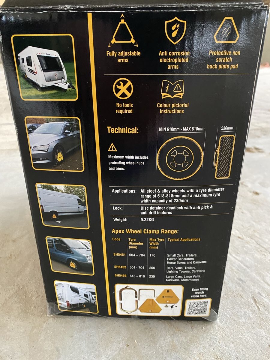 Lucchetti: Parkkralle Wegfahrsperre – Nuovo (secondo la descrizione) da Basel venduto da Beatv123 2