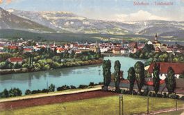 Solothurn (SO) – Totalansicht mit der Aare