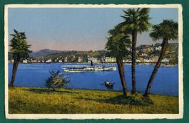 Lugano dal parco, 1932, gelaufen