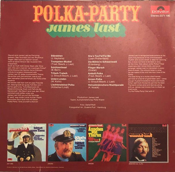 Schallplatten: 6x LPs James Last – Gebraucht aus Grüningen von azulgrisvinyl 5