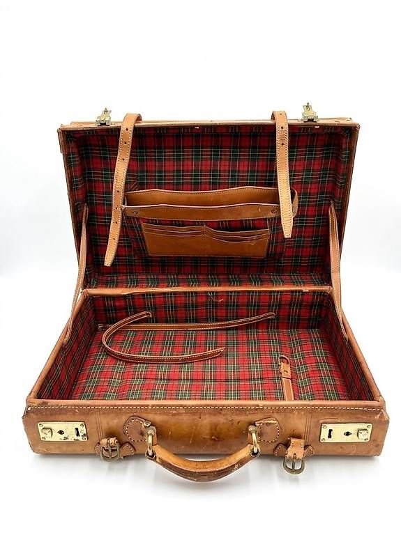 Valigie: Petite valise en cuir  – Usato da Font venduto da Etvous 4