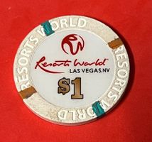 1 CASINO 🎰 Chip  1$ US Dollar Las Vegas  Striphotel 🔝