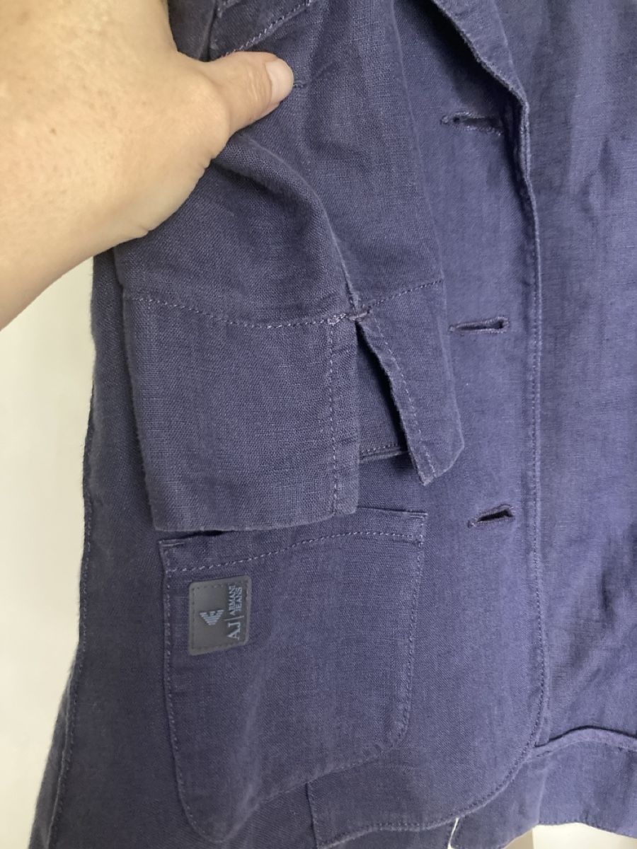 Armani Vestes: Leinen Blazer Armani, Gr38 – D'occasion à Azmoos par alix001 6