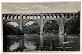 Genève, Pont Butin vers 1930