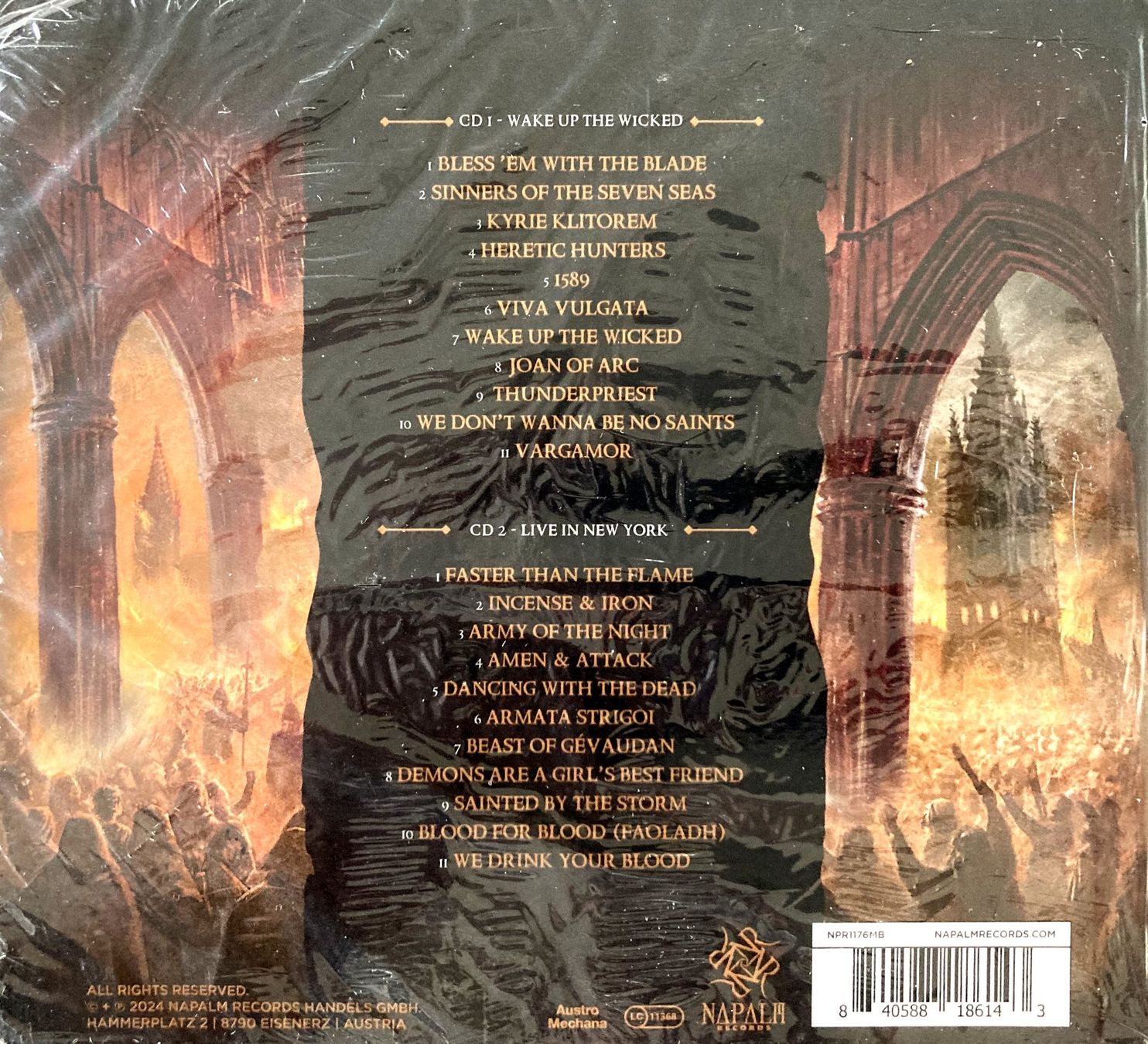 CD: POWERWOLF - WAKE UP THE WICKED – Nuovo e nell'imballaggio originale da Bottens venduto da hotter-than-hell 1